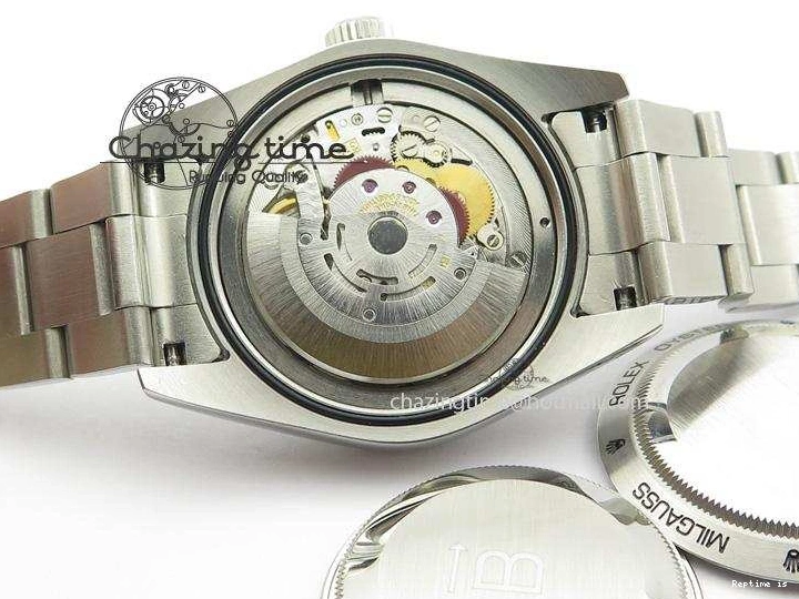 1225 HighPerformance Milgauss 116400 GV JF 1:1 Green Sapphire Blue Dial On SS Bracelet SA 3959